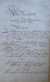 Beispiel Handschriftenerkennung - Wermsdorf Visitationsbericht