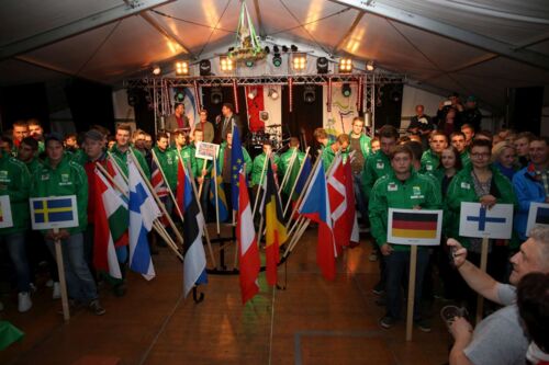 Teilnehmer der Mannschaften bei den 2. Agroolympics zum LEDF 2017 in Burgstädt