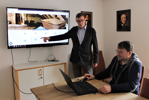 Dr. Dirk Martin Mütze und Klaus Reichmann